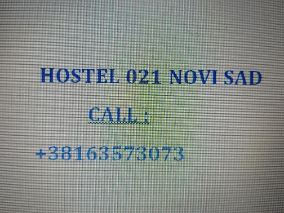 Hostel 021 Újvidék Kültér fotó